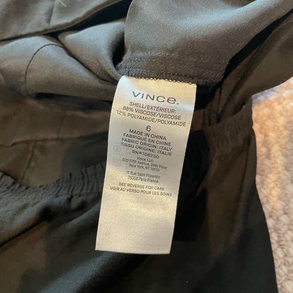 VINCE Belted Jumpsuit in black size 6 - Picture 10 of 15